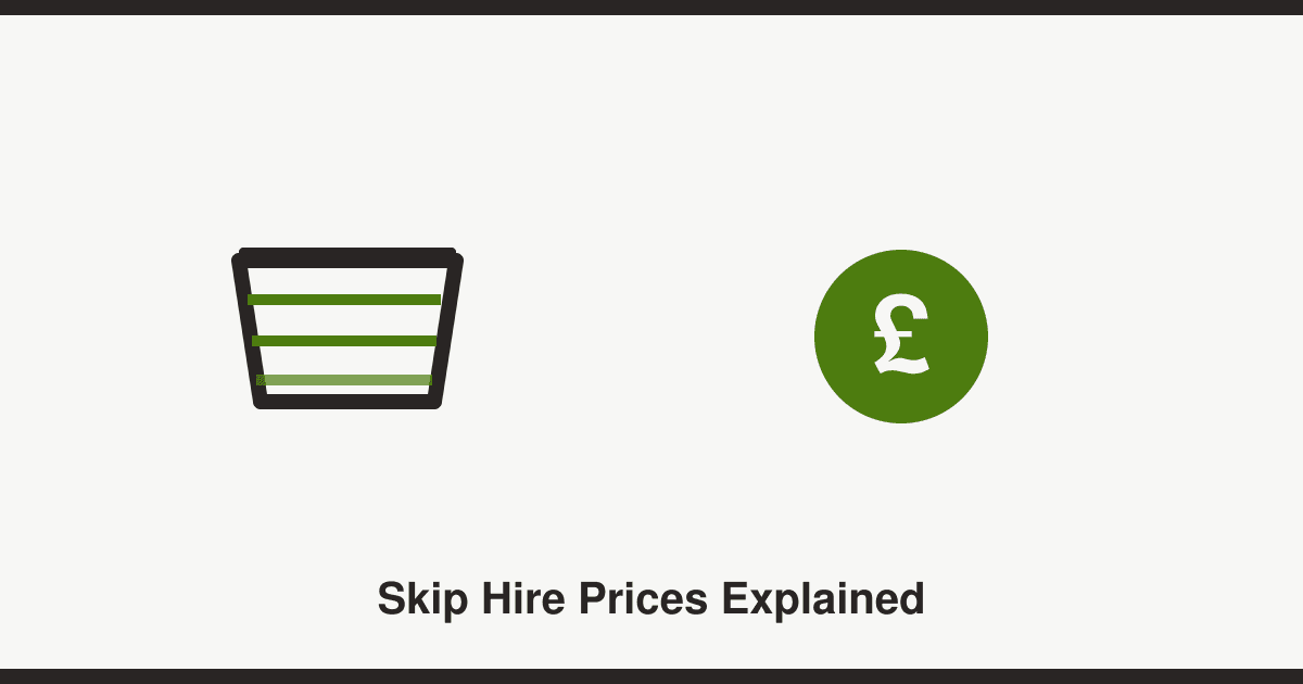 Skip hire prices in the UK: what you'll pay by size